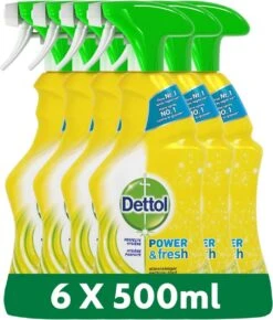 Dettol - Power & Fresh - Allesreinger Spray - Citrus - 6 X 500 Ml -Huishoudelijke Benodigdheden Winkel 1021x1200 4
