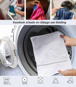 ForDig Wasnet Waszakjes (5 Stuks) Voor Lingerie En Fijne Was - Geschikt Voor Wasmachine - Met Rits - Wit -Huishoudelijke Benodigdheden Winkel 1047x1200