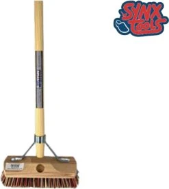 Synx Tools Luiwagen Union Mix Nylon Extra Hard 22cm - Tegel Bezem Schrobber- Bezemsteel - Schoonmaakbezem - Schrobborstels - Bezems Met Steel 150 Cm -Huishoudelijke Benodigdheden Winkel 1073x1200 1