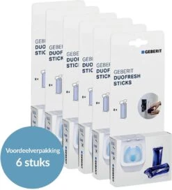 Geberit DuoFresh Sticks - 48 Stuks - Voordeelverpakking - Toilet/WC Blokjes Inbouwreservoir -Huishoudelijke Benodigdheden Winkel 1091x1200 2