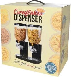 MikaMax Cornflakes Dispenser - Voorraadbus - Cornflakes Voorraadpot - Ontbijt Granendispenser - Zwart - 2 X 500 Gram 10 MikaMax Cornflakes Dispenser - Voorraadbus - Cornflakes Voorraadpot - Ontbijt Granendispenser - Zwart - 2 X 500 Gram -Huishoudelijke Benodigdheden Winkel 1103x1200 1
