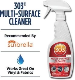 303® Multi-Surface Cleaner - 946 Ml | Veilig Voor Alle Soorten Bekleding En Vinyl. Vlekken Verdwijnen Binnen Enkele Minuten En Verkleurde Oppervlakken Komen Weer Tot Leven. -Huishoudelijke Benodigdheden Winkel 1121x1200 1