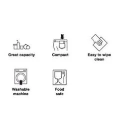 Roll'Eat Snack'n Go Herbruikbaar Boterhamzakje - Grijs -Huishoudelijke Benodigdheden Winkel 1122x1200 1