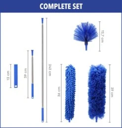Telescopische Plumeau – Uitschuifbaar – Microvezel – Set Van 3 Opzetstukken – Stoffer – Ragebol -Huishoudelijke Benodigdheden Winkel 1147x1200 2