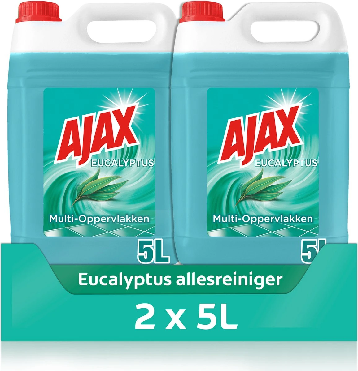 Ajax® Ajax Allesreiniger Eucalyptus 2 X 5L - Voordeelverpakking 1 Ajax® Ajax Allesreiniger Eucalyptus 2 X 5L - Voordeelverpakking