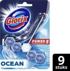 Glorix Power 5 Toiletblokken - Ocean - 9 Stuks - Halfjaarbox - Voordeelverpakking -Huishoudelijke Benodigdheden Winkel 1180x1200 6