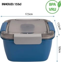Consumerce® Luxe Meerlaagse Lunchbox Met Vakjes Mintgroen – Lunchbox Volwassenen – Japanse Bento Box – Lunchbox Kinderen – Salade To Go – Brooddoos Volwassenen – Broodtrommel – Lunchtrommel – Salade Lunchbox – Saladebox – Salade Box -Huishoudelijke Benodigdheden Winkel 1182x1200 1