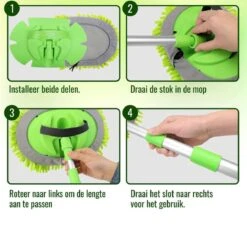 Merkloos Professionele Telescopische Wasborstel + Tonova Pen - Auto Schoonmaakborstel - Anti Slip - Auto, Caravan & Camper - Uitschuifbaar - Groen 12 Merkloos Professionele Telescopische Wasborstel + Tonova Pen - Auto Schoonmaakborstel - Anti Slip - Auto, Caravan & Camper - Uitschuifbaar - Groen -Huishoudelijke Benodigdheden Winkel 1190x1200 6