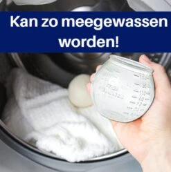 Waspakket - 6 Drogerballen - 2 Wasbollen - Maatschepje - Wasdoekje - Doseerbol - Wasbol - Doseerbollen -Huishoudelijke Benodigdheden Winkel 1191x1200