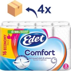 Edet Comfort - 3-laags Wc Papier - 64 Rollen -Huishoudelijke Benodigdheden Winkel 1192x1200 7