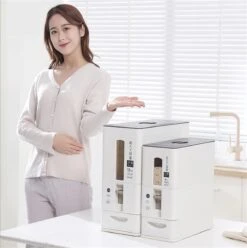 Merkloos TDR-Japans Rijst/Granen Container/Dispenser/ Opbergdoos - 6KG Inhoud - Wit -Huishoudelijke Benodigdheden Winkel 1194x1200 4