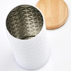 2x Bewaar/voorraad Blikken Koffiepads Wit 18 X 7,5 Cm 1 Liter -Huishoudelijke Benodigdheden Winkel 1195x1200 2