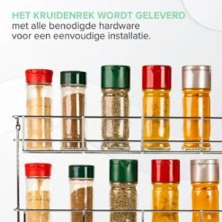 Merkloos Coninx Kruidenrek KR3000 - Ophangbaar - 32 Kruidenpotjes - 4 Laags -Huishoudelijke Benodigdheden Winkel 1199x1200 9
