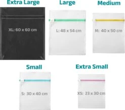 BOTC Waszakken - Wasnetten - Set Van 5 - Bescherm Je Wasgoed En Wasmachine - Transparant -Huishoudelijke Benodigdheden Winkel 1200x1060 1