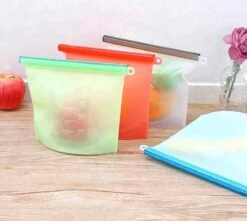 Siliconen Vershoudzakken - Set Van 8 ( 4x 1000ML + 4x 1500ML) -(Transparant, Rood, Groen, Blauw) - Duurzaam - Herbruikbaar - Vries & Hitte Bestendig - Meal Prep - Opbergzak Maatbeker Meal Prep Container -Huishoudelijke Benodigdheden Winkel 1200x1072 2