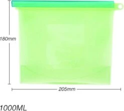 LOUZR Siliconen Vershoudzakken - Set 4-Stuks - 1000ml - Herbruikbaar -Huishoudelijke Benodigdheden Winkel 1200x1075 4