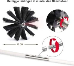 Kibani Schoorsteenborstel 9 Meter - Schoorsteenreiniger - Schoorsteenveger - Schoorsteenveegset - Schoorsteen Borstel - Veegkit - Borstelset Voor Boormachine - Boormachine -Huishoudelijke Benodigdheden Winkel 1200x1085 2