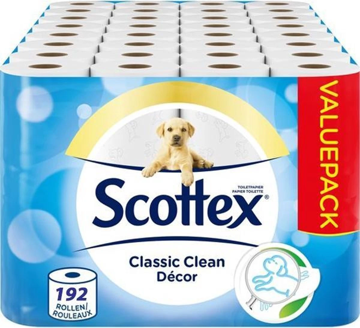 VOORDEELVERPAKKING 192 ROLLEN Page / Scottex 2-Laags WC Papier 1 VOORDEELVERPAKKING 192 ROLLEN Page / Scottex 2-Laags WC Papier