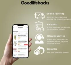 Goodlifehacks Originele XL 6 Stuks Drogerballen - Wasbollen - Wasverzachter - Zero Waste Dryerballs - Duurzaam - Herbruikbare Droogballen - Wit & Grijs - Energie Besparen -Huishoudelijke Benodigdheden Winkel 1200x1093