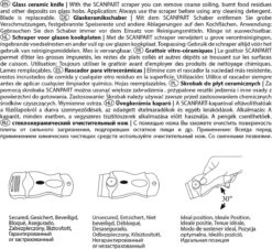Scanpart Kookplaat Schraper - Schraapijzer - Radeermes - Voor Alle Glazen Kookplaten - Zoals Keramische Inductie En Halogeen Kookplaten - Kunststof - Vervangbaar Mesje - Krasvrij -Huishoudelijke Benodigdheden Winkel 1200x1097 4