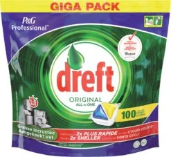 Dreft - Original - All In One - Vaatwastabletten - Citroen - 100 Stuks -Huishoudelijke Benodigdheden Winkel 1200x1101 2