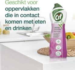 Cif CleanBoost Cream Pink Schuurmiddel - 8 X 750 Ml - Voordeelverpakking -Huishoudelijke Benodigdheden Winkel 1200x1118 1