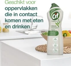Cif CleanBoost Cream Original Schuurmiddel - 8 X 750 Ml - Voordeelverpakking 15 Cif CleanBoost Cream Original Schuurmiddel - 8 X 750 Ml - Voordeelverpakking -Huishoudelijke Benodigdheden Winkel 1200x1118