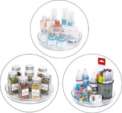 Merkloos Kruidenrek Draaibaar - Transparant - Diameter 23,5 Cm - Multifunctioneel Draaiplateau -Huishoudelijke Benodigdheden Winkel 1200x1119 5