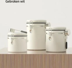 Koffiebonen Opbergbus- Koffiebonen Bewaren - Nieuw Voedsel Bewaren - Kitchen Merchandise - Vooraadbus - Bewaardozen - Kitchen Merchandise - 1.8L Vooraadpot - Voorraadpotten - Gebroken Wit Kleur - Opslagtank Voor Gedroogd Fruit- Opslag Van Koffiebonen 11 Koffiebonen Opbergbus- Koffiebonen Bewaren - Nieuw Voedsel Bewaren - Kitchen Merchandise - Vooraadbus - Bewaardozen - Kitchen Merchandise - 1.8L Vooraadpot - Voorraadpotten - Gebroken Wit Kleur - Opslagtank Voor Gedroogd Fruit- Opslag Van Koffiebonen -Huishoudelijke Benodigdheden Winkel 1200x1126
