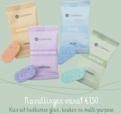 Cosmeau Schoonmaakmiddel Tabletten Cleaning Tabs Schoonmaak Tabs - Keukenreiniger - Badkamerreiniger Sanitair- Glasreiniger -Huishoudelijke Benodigdheden Winkel 1200x1132 4