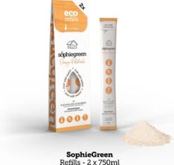 SophieGreen Eco-Refill Pakket; Allesreiniger Blue Rebel En Orange Patchouli, +Keukenreiniger + Badkamerreiniger (4x2 Navulling= 8 X750ml) -Huishoudelijke Benodigdheden Winkel 1200x1142 5