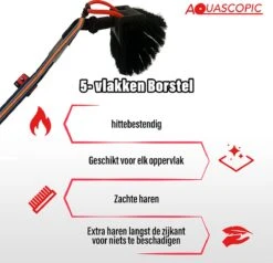 Aquascopic - Telescoopsteel Set Met Borstel - 7,2 Meter -Huishoudelijke Benodigdheden Winkel 1200x1155