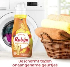 Robijn Classics Passiebloem & Bergamot Wasverzachter - 4 X 30 Wasbeurten - Voordeelverpakking -Huishoudelijke Benodigdheden Winkel 1200x1156 2