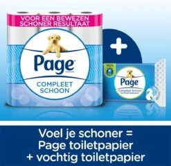 Page Vochtig Toiletpapier - 12 X 38 Stuks - Compleet Schoon Vochtig Wc Papier - Voordeelverpakking -Huishoudelijke Benodigdheden Winkel 1200x1159 7