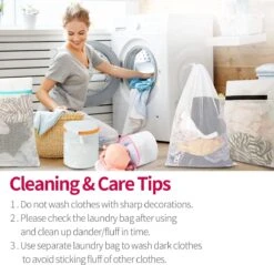 BOTC Waszakken - Wasnetten - Set Van 5 - Bescherm Je Wasgoed En Wasmachine - Transparant -Huishoudelijke Benodigdheden Winkel 1200x1160 7