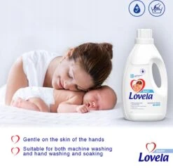Lovela - Wasmiddel - Hypoallergene Melk - Voor Het Wassen Van Baby & Witte Kleding - 4,5l 7 Lovela - Wasmiddel - Hypoallergene Melk - Voor Het Wassen Van Baby & Witte Kleding - 4,5l -Huishoudelijke Benodigdheden Winkel 1200x1161