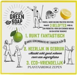 Marcel's Green Soap Vaatwastabletten Grapefruit & Limoen - 25 Stuks -Huishoudelijke Benodigdheden Winkel 1200x1169 8