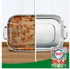 Dreft Platinum Plus All In One Deep Clean - Vaatwastabletten - Voordeelverpakking 4 X 33 Stuks -Huishoudelijke Benodigdheden Winkel 1200x1170 3