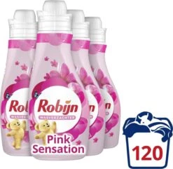 Robijn Summer Pink Wasverzachter - 4 X 30 Wasbeurten - Voordeelverpakking -Huishoudelijke Benodigdheden Winkel 1200x1171