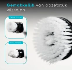Merkloos Scrubclean Elektrische Schoonmaakborstel-7 In 1 Schrobber Met Steel-2 Standen Poetsmachine-max 130cm-badkamer/keuken/auto +gratis Houder -Huishoudelijke Benodigdheden Winkel 1200x1178 6