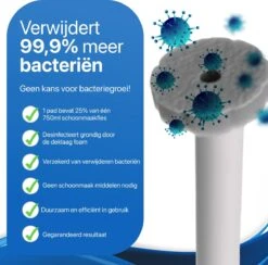 RevoBrush 28x Crystal Clean Foaming Pads Navulling - WC Borstel Met Houder Vrijstaand 10 RevoBrush 28x Crystal Clean Foaming Pads Navulling - WC Borstel Met Houder Vrijstaand -Huishoudelijke Benodigdheden Winkel 1200x1184 13