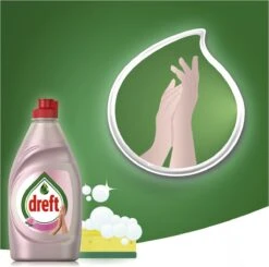 Dreft Clean & Care Rose & Satin Afwasmiddel - 8x780ml - Voordeelverpakking -Huishoudelijke Benodigdheden Winkel 1200x1188 9