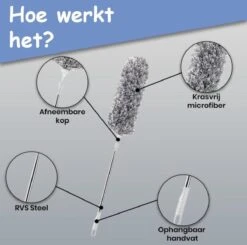 Fain® Plumeau Met Telescoopsteel – Grijs – 80 Tot 240 Cm - Uitschuifbaar – Wasbaar - Flexibel 360° Draaibaar – Duster - Microvezel Ragebol 16 Fain® Plumeau Met Telescoopsteel – Grijs – 80 Tot 240 Cm - Uitschuifbaar – Wasbaar - Flexibel 360° Draaibaar – Duster - Microvezel Ragebol -Huishoudelijke Benodigdheden Winkel 1200x1190 7