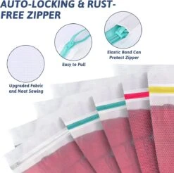 BOTC Waszakken - Wasnetten - Set Van 5 - Bescherm Je Wasgoed En Wasmachine - Transparant -Huishoudelijke Benodigdheden Winkel 1200x1197 2