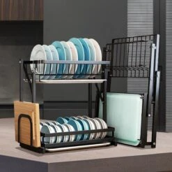 Doogo® Afdruiprek Met Lekbak 2 Laags – Inklapbaar - Muur Hangen Mogelijke - Afwasrek – Met 2 Lekbakken – Extra Accessories Voor Servies En Snijplanken - RVS 20 Doogo® Afdruiprek Met Lekbak 2 Laags – Inklapbaar - Muur Hangen Mogelijke - Afwasrek – Met 2 Lekbakken – Extra Accessories Voor Servies En Snijplanken - RVS -Huishoudelijke Benodigdheden Winkel 1200x1197 8