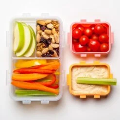 Lock&Lock (mini) Vershoudbakjes Set Met Deksel - Snackdoosjes - Snackbox - Set Van 4 Stuks - Kinderen - Lekvrij - BPA Vrij - Klein - 180 Ml - Multicolor -Huishoudelijke Benodigdheden Winkel 1200x1198 12