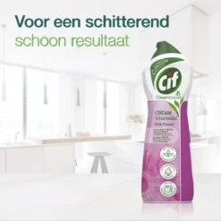 Cif CleanBoost Cream Pink Schuurmiddel - 8 X 750 Ml - Voordeelverpakking -Huishoudelijke Benodigdheden Winkel 1200x1199 14