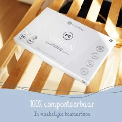 Cosmeau Wasstrips 60 Wasbeurten Zeebries Wasmiddel Wasvellen Wasdoekjes Detergent Sheets Eco Laundry Strips - Plasticvrij Biologisch Eco -Huishoudelijke Benodigdheden Winkel 1200x1200 10