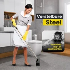 Schrobbezem Zwart Luiwagen Met Steel 120cm - Tuinbezem Straatbezem - Schoonmaak Schrobber Kunststof Harde Bezem - Schrobborstel En Schuurborstel -Huishoudelijke Benodigdheden Winkel 1200x1200 1028