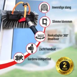 Aquascopic - Telescoopsteel Set Met Borstel - 7,2 Meter -Huishoudelijke Benodigdheden Winkel 1200x1200 1040
